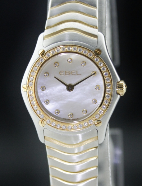 (image for) LIKE NEW EBEL CLASSIC LADY DIAMOND WATCH / MOP